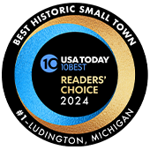 USA Today's 10 Best Readers Choice 2024, Best Historic Small Town #1 Ludington, Michigan
